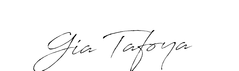 How to make Gia Tafoya name signature. Use Antro_Vectra style for creating short signs online. This is the latest handwritten sign. Gia Tafoya signature style 6 images and pictures png
