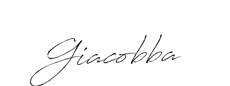 Make a beautiful signature design for name Giacobba. Use this online signature maker to create a handwritten signature for free. Giacobba signature style 6 images and pictures png