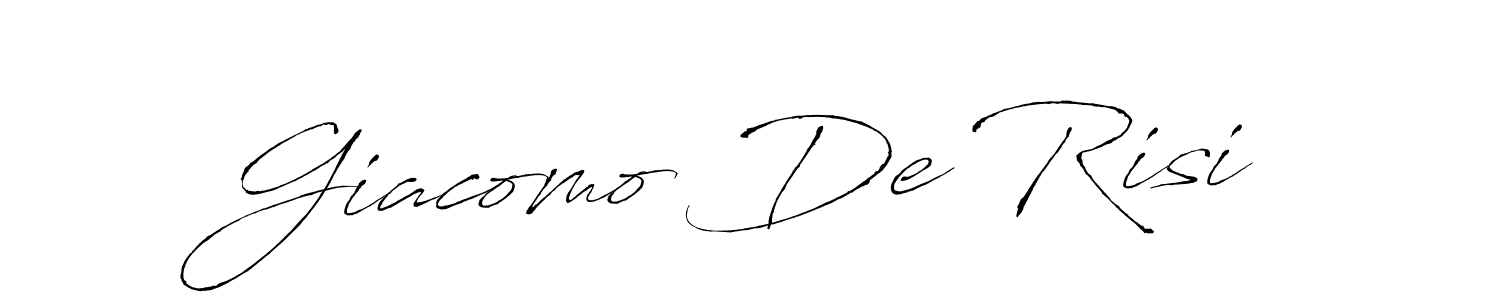 if you are searching for the best signature style for your name Giacomo De Risi. so please give up your signature search. here we have designed multiple signature styles  using Antro_Vectra. Giacomo De Risi signature style 6 images and pictures png