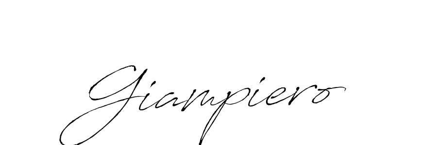 Use a signature maker to create a handwritten signature online. With this signature software, you can design (Antro_Vectra) your own signature for name Giampiero. Giampiero signature style 6 images and pictures png