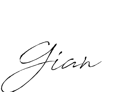 How to make Gian name signature. Use Antro_Vectra style for creating short signs online. This is the latest handwritten sign. Gian signature style 6 images and pictures png