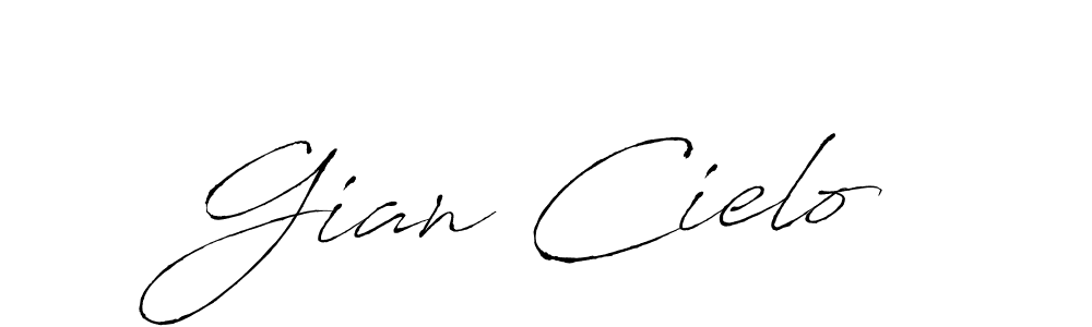 It looks lik you need a new signature style for name Gian Cielo. Design unique handwritten (Antro_Vectra) signature with our free signature maker in just a few clicks. Gian Cielo signature style 6 images and pictures png