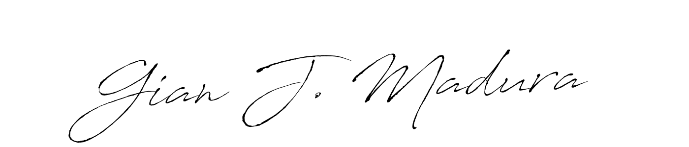 Make a beautiful signature design for name Gian J. Madura. Use this online signature maker to create a handwritten signature for free. Gian J. Madura signature style 6 images and pictures png