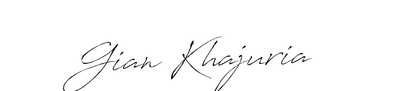 You should practise on your own different ways (Antro_Vectra) to write your name (Gian Khajuria) in signature. don't let someone else do it for you. Gian Khajuria signature style 6 images and pictures png