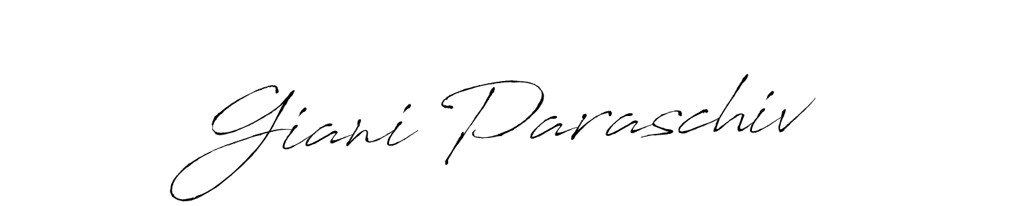 Make a beautiful signature design for name Giani Paraschiv. Use this online signature maker to create a handwritten signature for free. Giani Paraschiv signature style 6 images and pictures png