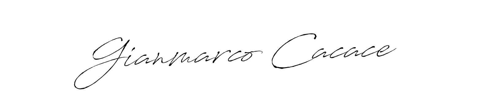 if you are searching for the best signature style for your name Gianmarco Cacace. so please give up your signature search. here we have designed multiple signature styles  using Antro_Vectra. Gianmarco Cacace signature style 6 images and pictures png