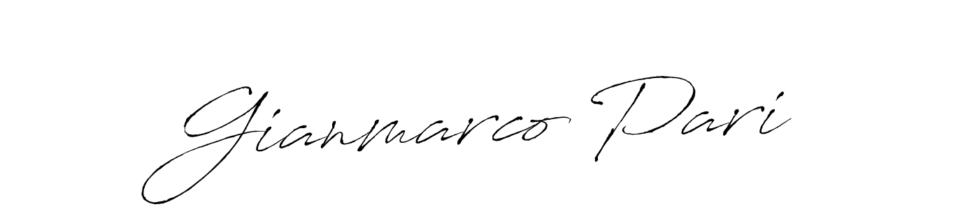 You should practise on your own different ways (Antro_Vectra) to write your name (Gianmarco Pari) in signature. don't let someone else do it for you. Gianmarco Pari signature style 6 images and pictures png