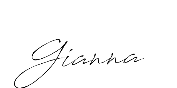 You should practise on your own different ways (Antro_Vectra) to write your name (Gianna) in signature. don't let someone else do it for you. Gianna signature style 6 images and pictures png