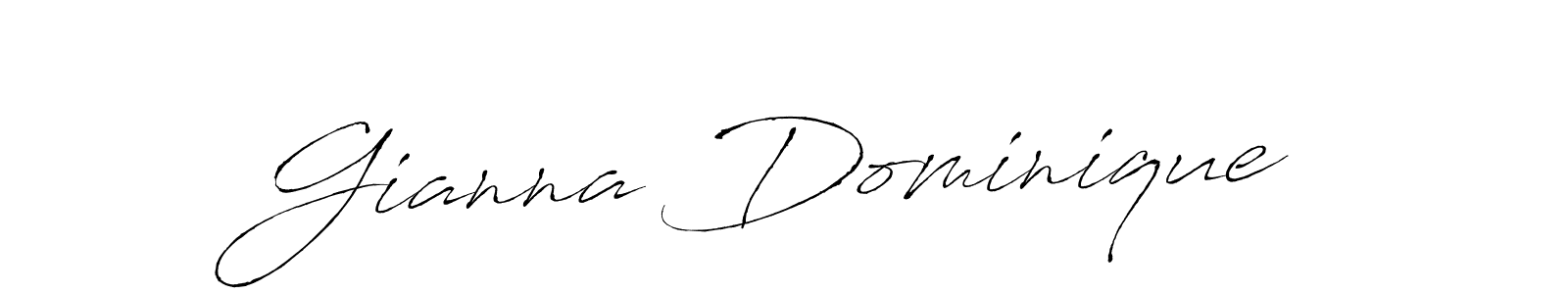 How to make Gianna Dominique signature? Antro_Vectra is a professional autograph style. Create handwritten signature for Gianna Dominique name. Gianna Dominique signature style 6 images and pictures png