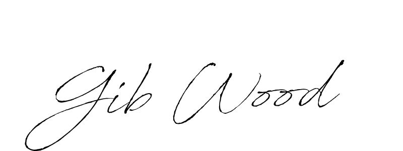 Once you've used our free online signature maker to create your best signature Antro_Vectra style, it's time to enjoy all of the benefits that Gib Wood name signing documents. Gib Wood signature style 6 images and pictures png