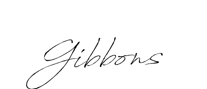 Create a beautiful signature design for name Gibbons. With this signature (Antro_Vectra) fonts, you can make a handwritten signature for free. Gibbons signature style 6 images and pictures png
