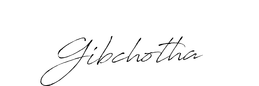 How to make Gibchotha name signature. Use Antro_Vectra style for creating short signs online. This is the latest handwritten sign. Gibchotha signature style 6 images and pictures png