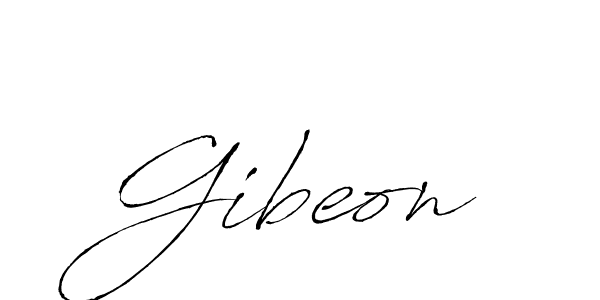 Also we have Gibeon name is the best signature style. Create professional handwritten signature collection using Antro_Vectra autograph style. Gibeon signature style 6 images and pictures png
