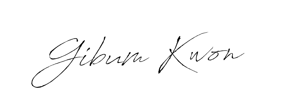 How to make Gibum Kwon name signature. Use Antro_Vectra style for creating short signs online. This is the latest handwritten sign. Gibum Kwon signature style 6 images and pictures png