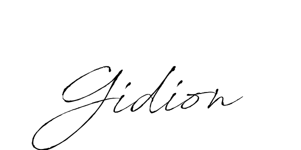 How to make Gidion name signature. Use Antro_Vectra style for creating short signs online. This is the latest handwritten sign. Gidion signature style 6 images and pictures png