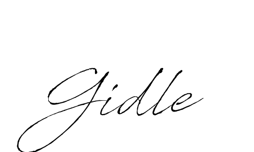 How to make Gidle name signature. Use Antro_Vectra style for creating short signs online. This is the latest handwritten sign. Gidle signature style 6 images and pictures png