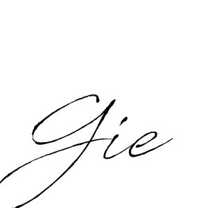 Also we have Gie name is the best signature style. Create professional handwritten signature collection using Antro_Vectra autograph style. Gie signature style 6 images and pictures png