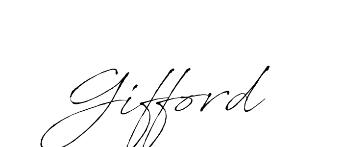 Design your own signature with our free online signature maker. With this signature software, you can create a handwritten (Antro_Vectra) signature for name Gifford. Gifford signature style 6 images and pictures png