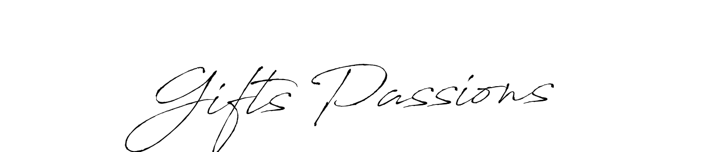 You should practise on your own different ways (Antro_Vectra) to write your name (Gifts Passions) in signature. don't let someone else do it for you. Gifts Passions signature style 6 images and pictures png