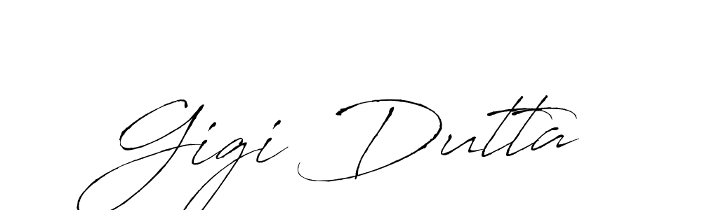 How to make Gigi Dutta signature? Antro_Vectra is a professional autograph style. Create handwritten signature for Gigi Dutta name. Gigi Dutta signature style 6 images and pictures png