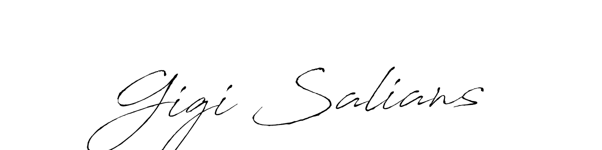 You can use this online signature creator to create a handwritten signature for the name Gigi Salians. This is the best online autograph maker. Gigi Salians signature style 6 images and pictures png