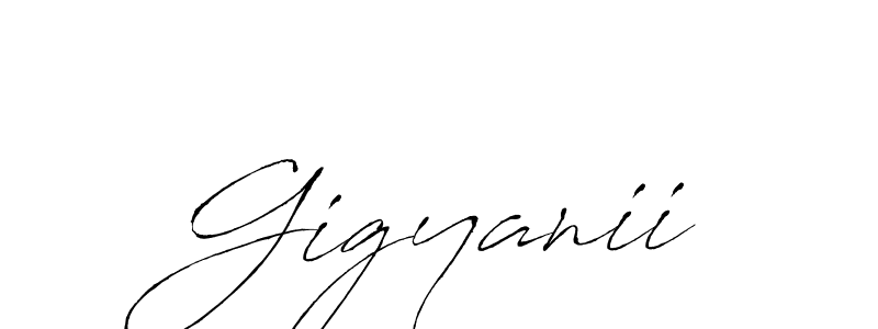 Once you've used our free online signature maker to create your best signature Antro_Vectra style, it's time to enjoy all of the benefits that Gigyanii name signing documents. Gigyanii signature style 6 images and pictures png