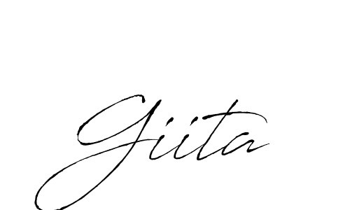 Make a beautiful signature design for name Giita. Use this online signature maker to create a handwritten signature for free. Giita signature style 6 images and pictures png