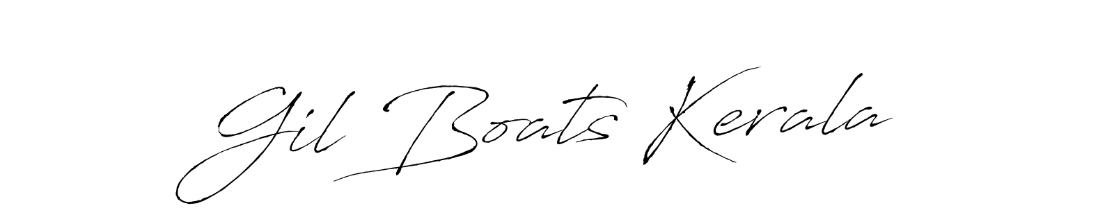 Make a beautiful signature design for name Gil Boats Kerala. With this signature (Antro_Vectra) style, you can create a handwritten signature for free. Gil Boats Kerala signature style 6 images and pictures png