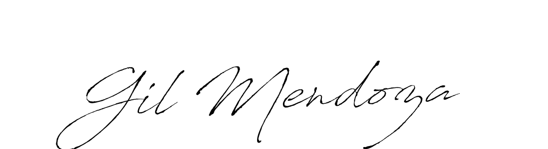 You should practise on your own different ways (Antro_Vectra) to write your name (Gil Mendoza) in signature. don't let someone else do it for you. Gil Mendoza signature style 6 images and pictures png