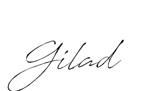 How to make Gilad signature? Antro_Vectra is a professional autograph style. Create handwritten signature for Gilad name. Gilad signature style 6 images and pictures png