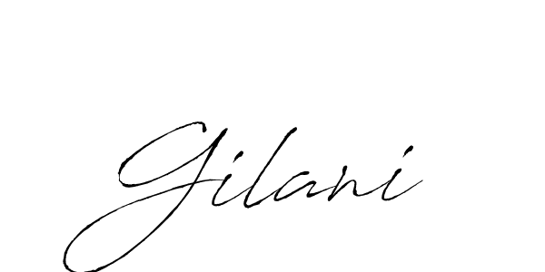 Create a beautiful signature design for name Gilani. With this signature (Antro_Vectra) fonts, you can make a handwritten signature for free. Gilani signature style 6 images and pictures png