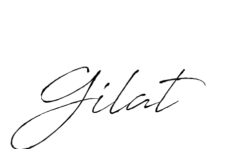 How to make Gilat signature? Antro_Vectra is a professional autograph style. Create handwritten signature for Gilat name. Gilat signature style 6 images and pictures png