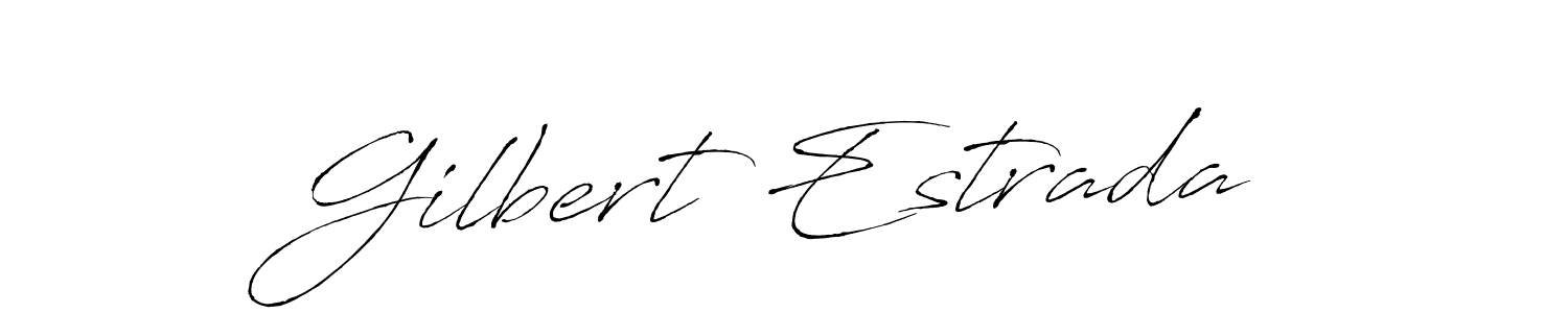 Antro_Vectra is a professional signature style that is perfect for those who want to add a touch of class to their signature. It is also a great choice for those who want to make their signature more unique. Get Gilbert Estrada name to fancy signature for free. Gilbert Estrada signature style 6 images and pictures png