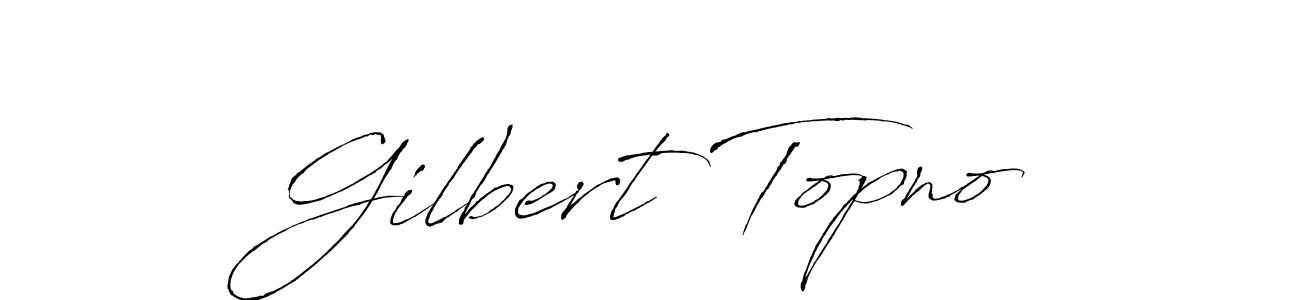 The best way (Antro_Vectra) to make a short signature is to pick only two or three words in your name. The name Gilbert Topno include a total of six letters. For converting this name. Gilbert Topno signature style 6 images and pictures png