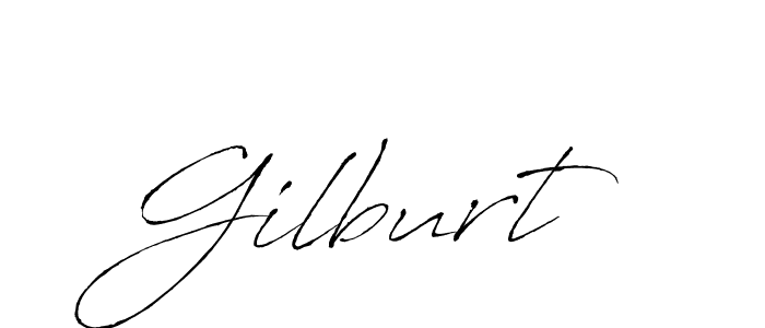 Gilburt stylish signature style. Best Handwritten Sign (Antro_Vectra) for my name. Handwritten Signature Collection Ideas for my name Gilburt. Gilburt signature style 6 images and pictures png