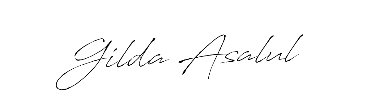 Antro_Vectra is a professional signature style that is perfect for those who want to add a touch of class to their signature. It is also a great choice for those who want to make their signature more unique. Get Gilda Asalul name to fancy signature for free. Gilda Asalul signature style 6 images and pictures png