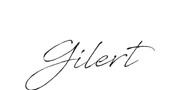 How to make Gilert signature? Antro_Vectra is a professional autograph style. Create handwritten signature for Gilert name. Gilert signature style 6 images and pictures png