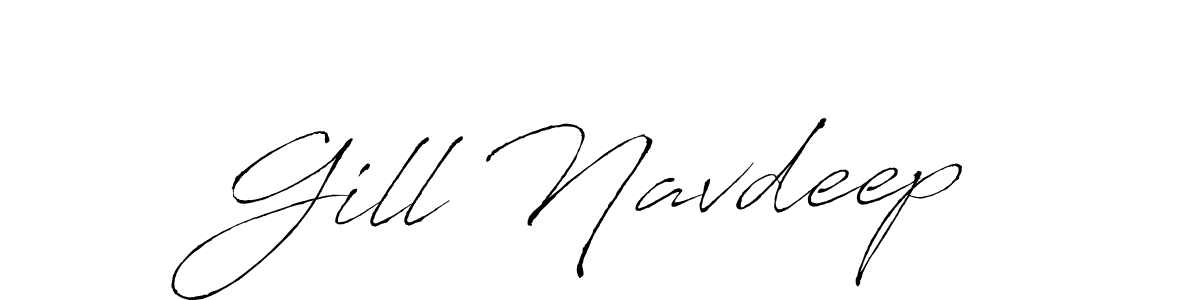 Antro_Vectra is a professional signature style that is perfect for those who want to add a touch of class to their signature. It is also a great choice for those who want to make their signature more unique. Get Gill Navdeep name to fancy signature for free. Gill Navdeep signature style 6 images and pictures png