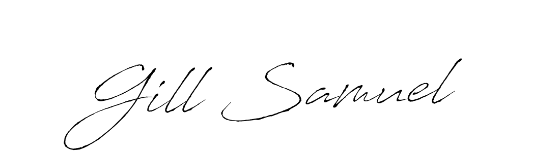 Also You can easily find your signature by using the search form. We will create Gill Samuel name handwritten signature images for you free of cost using Antro_Vectra sign style. Gill Samuel signature style 6 images and pictures png