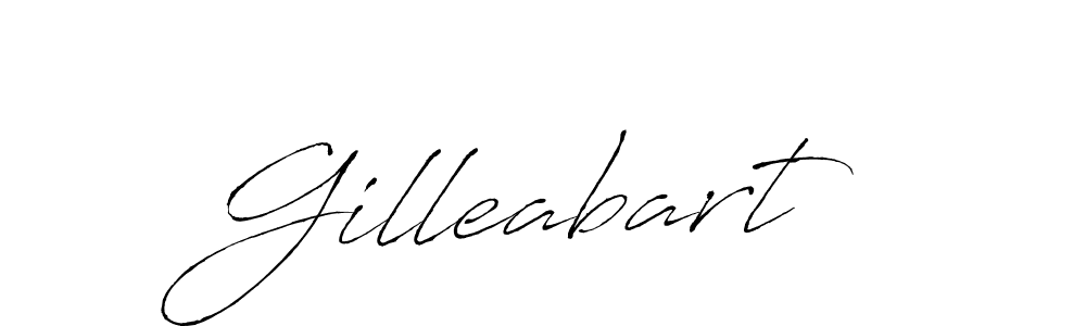 if you are searching for the best signature style for your name Gilleabart. so please give up your signature search. here we have designed multiple signature styles  using Antro_Vectra. Gilleabart signature style 6 images and pictures png