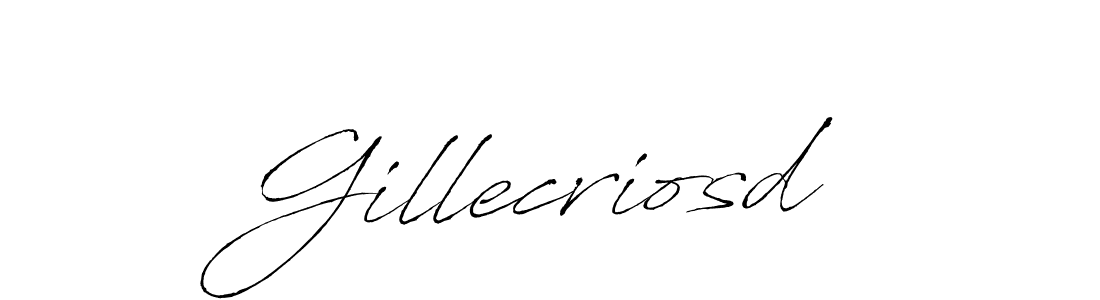 It looks lik you need a new signature style for name Gillecriosd. Design unique handwritten (Antro_Vectra) signature with our free signature maker in just a few clicks. Gillecriosd signature style 6 images and pictures png