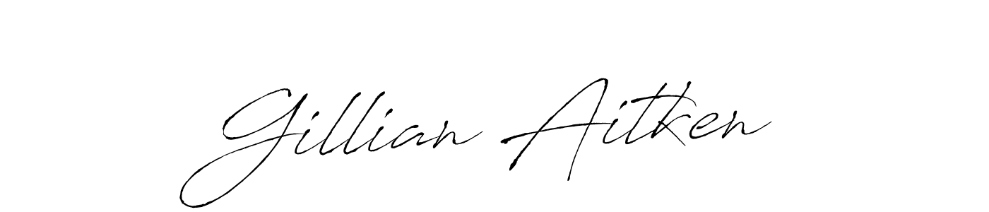 Also You can easily find your signature by using the search form. We will create Gillian Aitken name handwritten signature images for you free of cost using Antro_Vectra sign style. Gillian Aitken signature style 6 images and pictures png