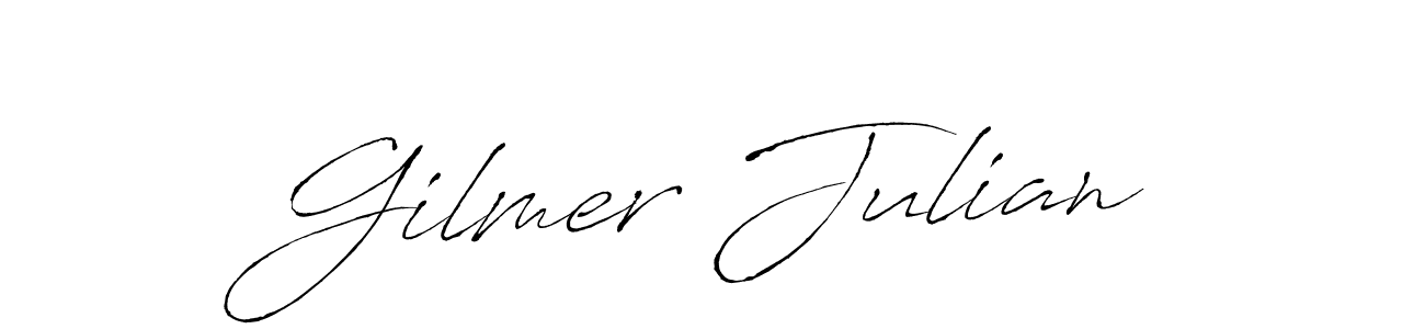 Similarly Antro_Vectra is the best handwritten signature design. Signature creator online .You can use it as an online autograph creator for name Gilmer Julian. Gilmer Julian signature style 6 images and pictures png