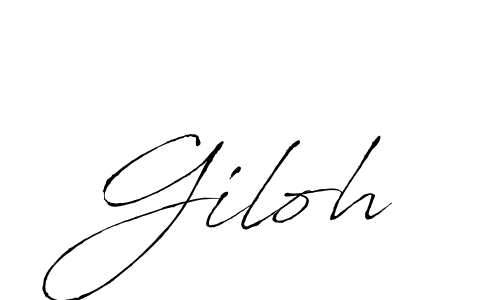 Also You can easily find your signature by using the search form. We will create Giloh name handwritten signature images for you free of cost using Antro_Vectra sign style. Giloh signature style 6 images and pictures png