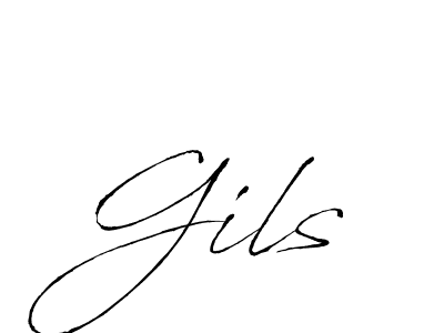 How to make Gils name signature. Use Antro_Vectra style for creating short signs online. This is the latest handwritten sign. Gils signature style 6 images and pictures png