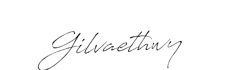 Gilvaethwy stylish signature style. Best Handwritten Sign (Antro_Vectra) for my name. Handwritten Signature Collection Ideas for my name Gilvaethwy. Gilvaethwy signature style 6 images and pictures png