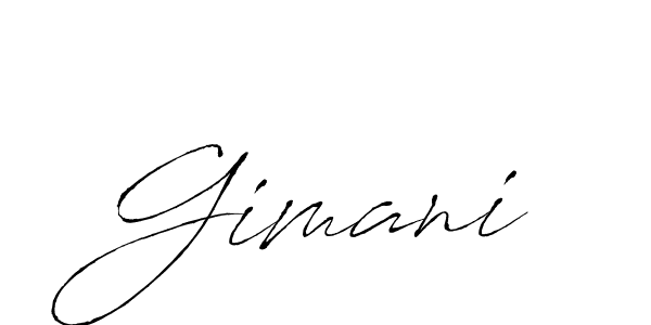 Gimani stylish signature style. Best Handwritten Sign (Antro_Vectra) for my name. Handwritten Signature Collection Ideas for my name Gimani. Gimani signature style 6 images and pictures png