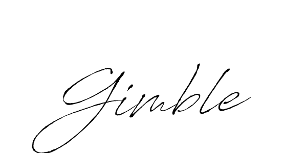 Gimble stylish signature style. Best Handwritten Sign (Antro_Vectra) for my name. Handwritten Signature Collection Ideas for my name Gimble. Gimble signature style 6 images and pictures png