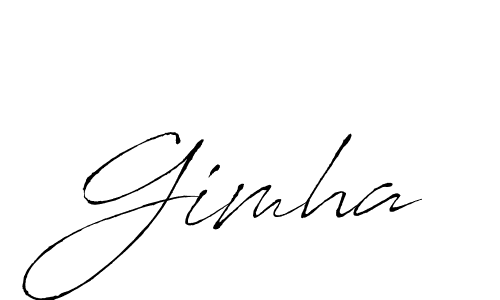 Once you've used our free online signature maker to create your best signature Antro_Vectra style, it's time to enjoy all of the benefits that Gimha name signing documents. Gimha signature style 6 images and pictures png