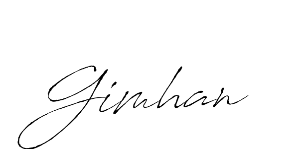 Make a beautiful signature design for name Gimhan. Use this online signature maker to create a handwritten signature for free. Gimhan signature style 6 images and pictures png